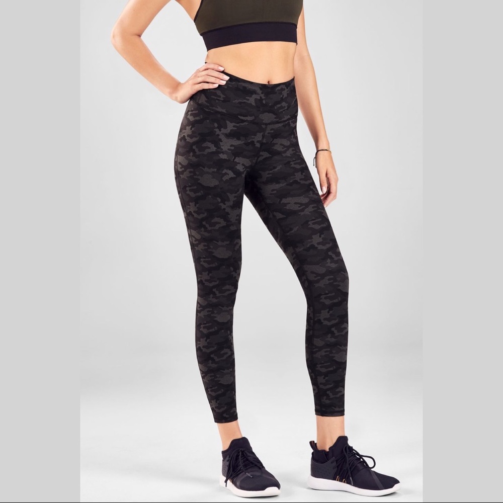 Fabletics Powerhold 7/8 Camo Leggings